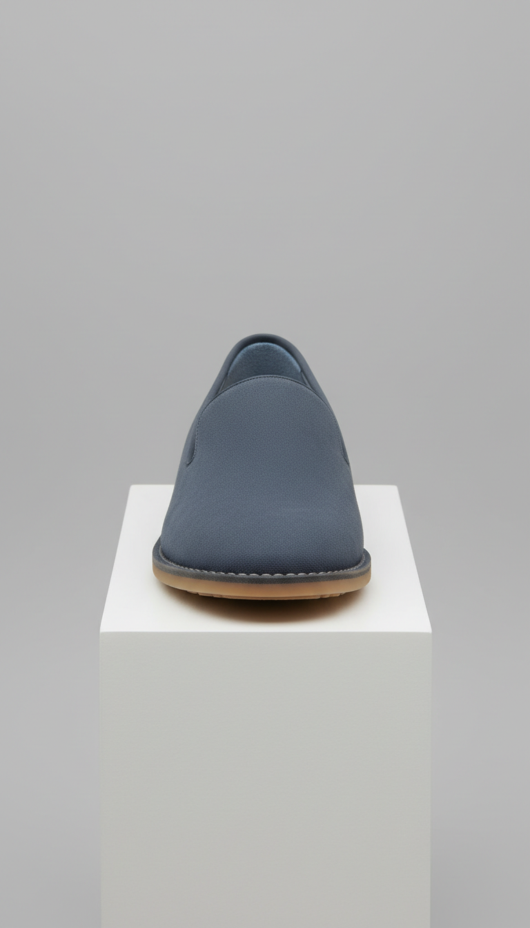 Steel Mist Minimalist Backless Loafer