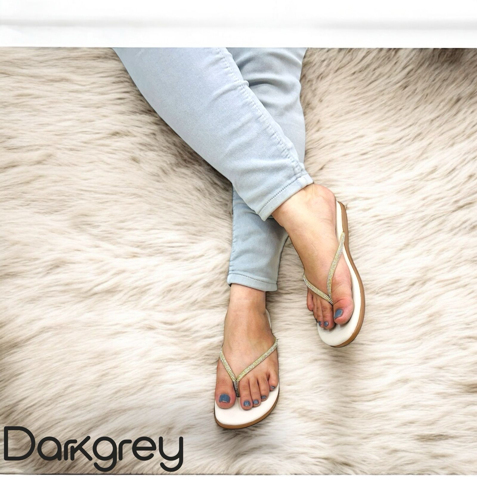 Embellished Flats with Bedding Soft sole(F-195)