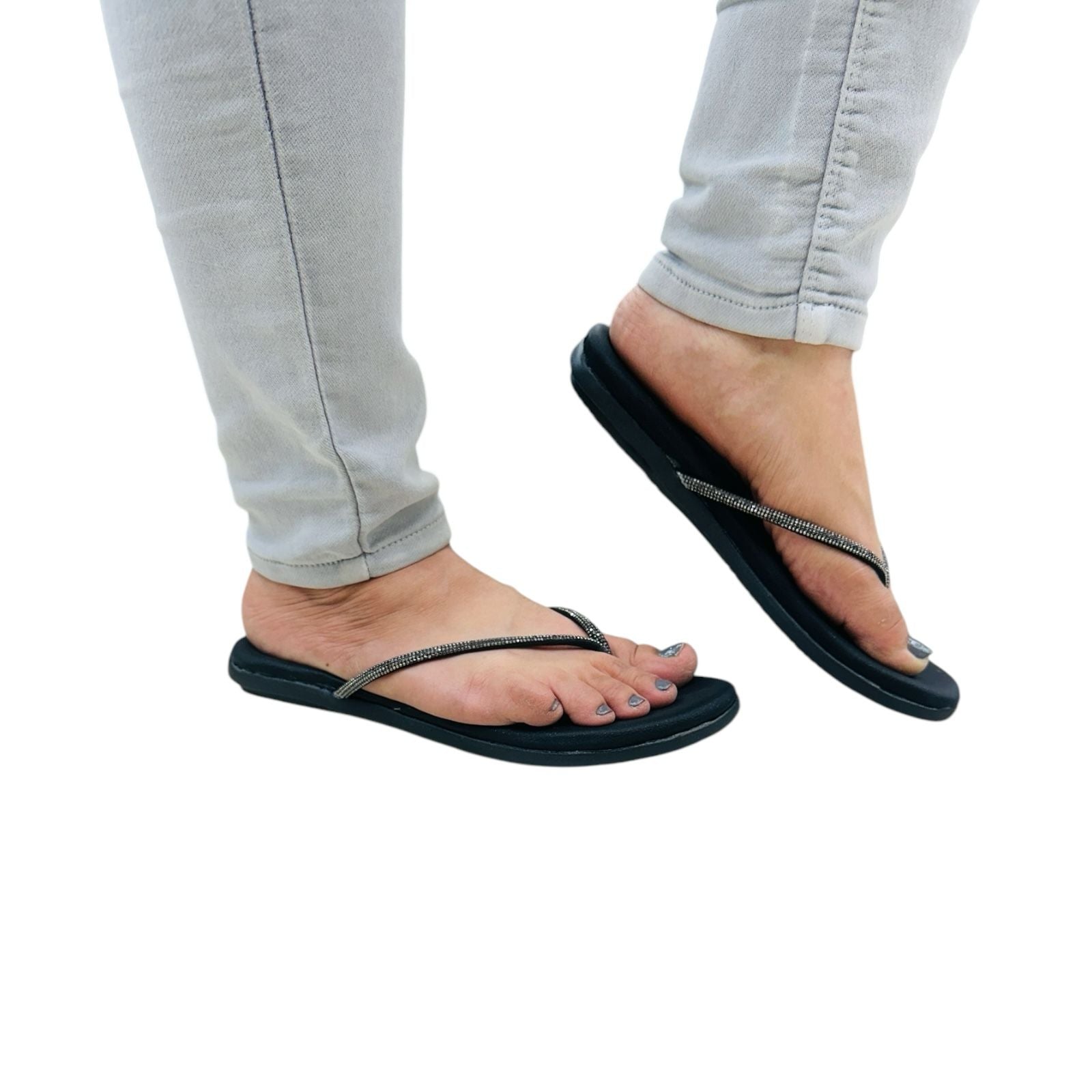 Embellished Flats with Bedding Soft sole(F-195)