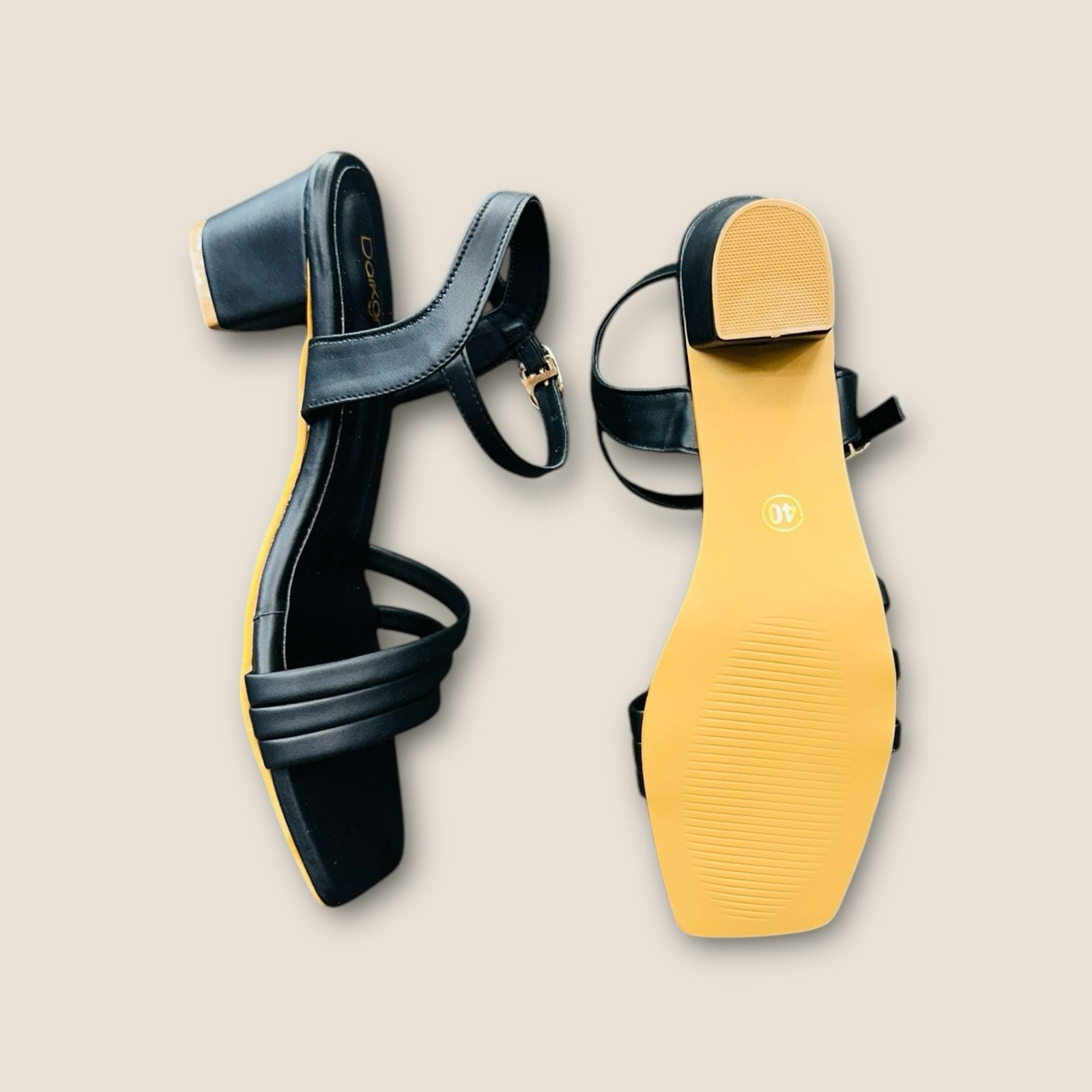 Block heel sandals(158)