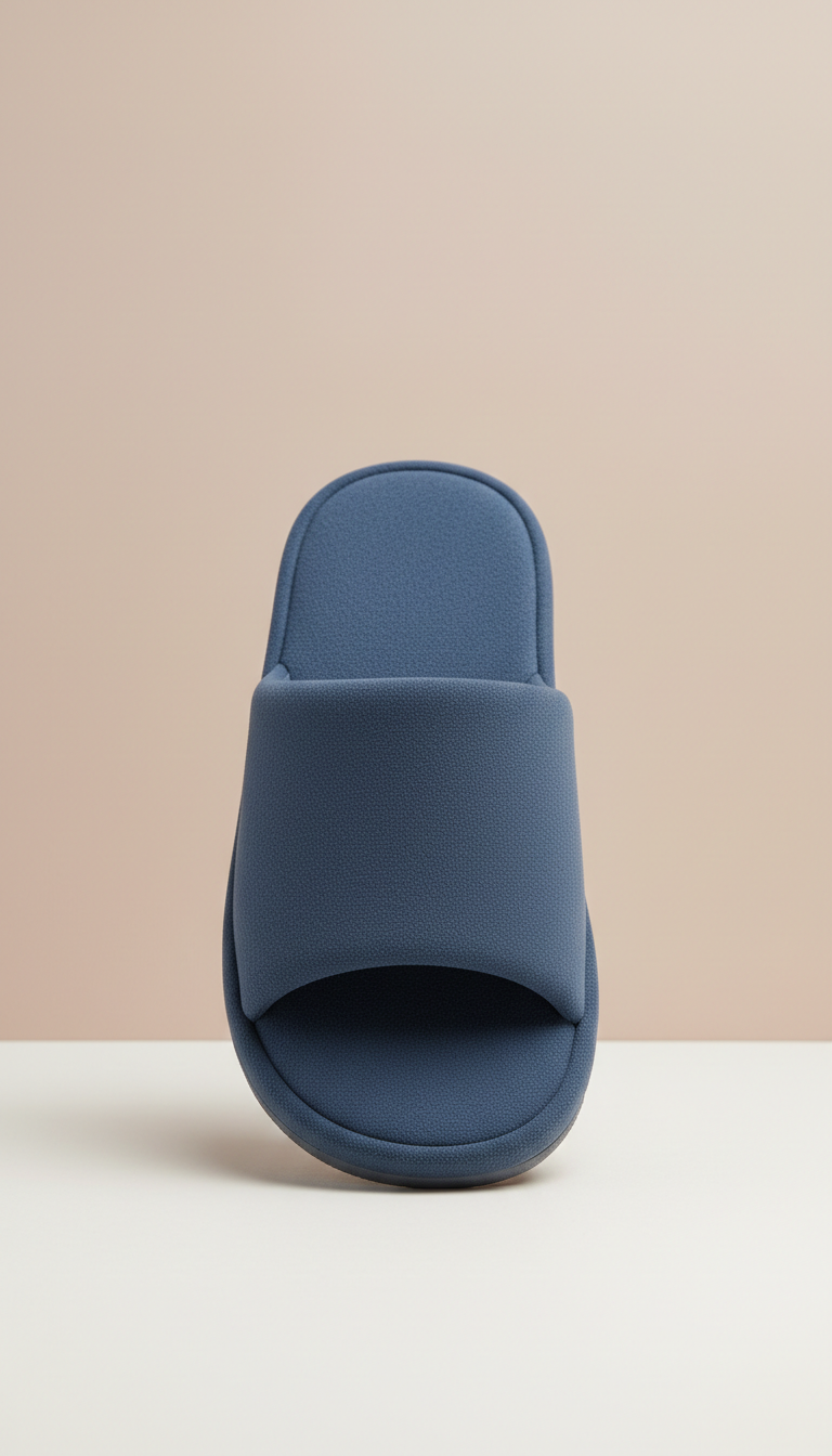 Slate Blue Memory Foam Slide