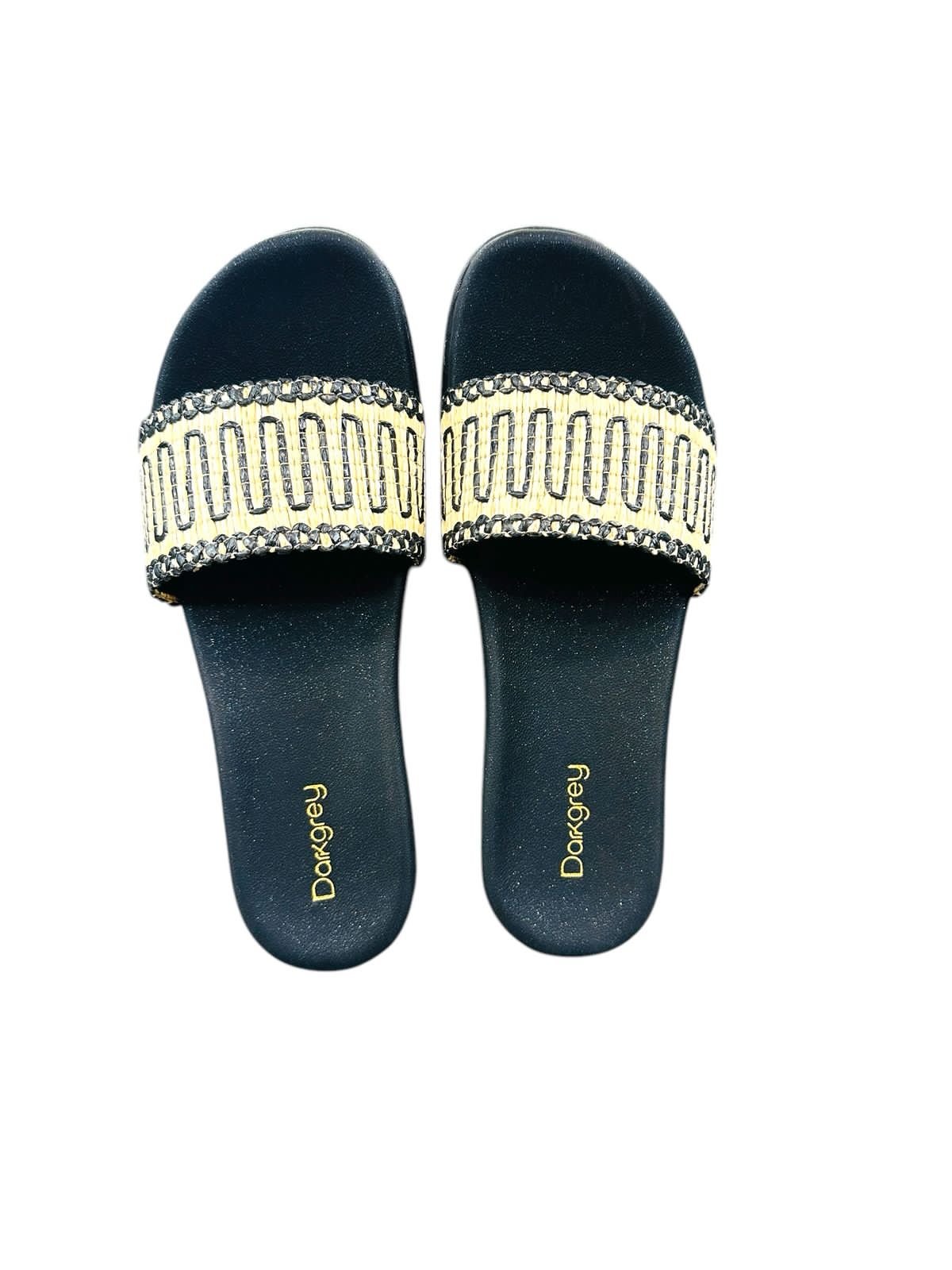 Comfy Flat walkers mat style upper(F-201)Black