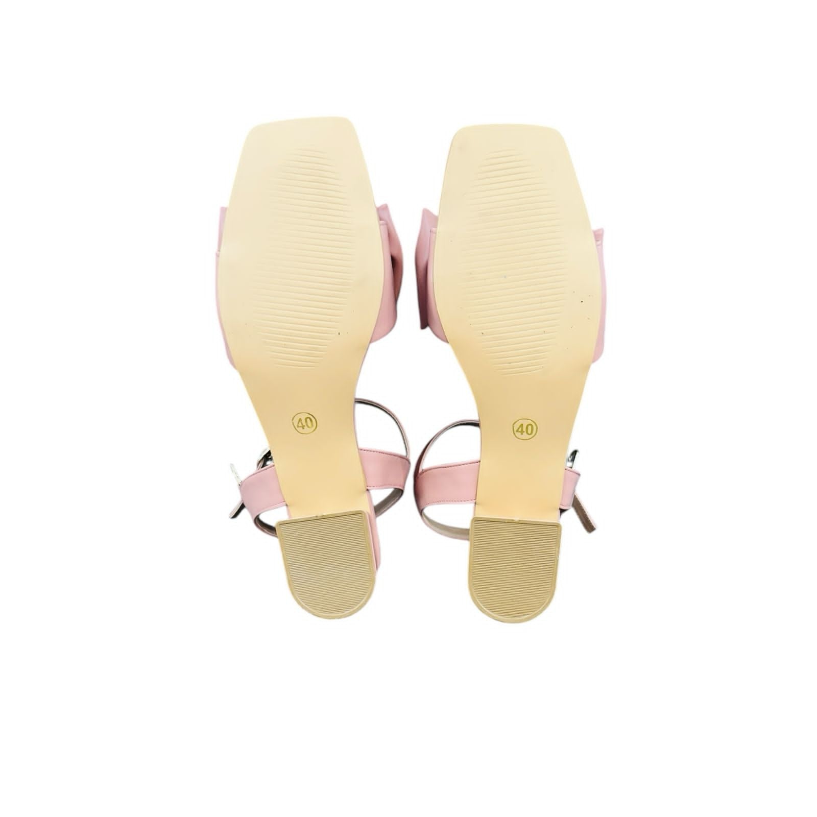 Fashionable heels with bow(527)pink