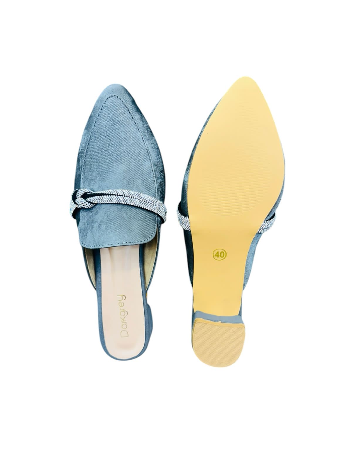 Beautiful clogs (B-132)Grey