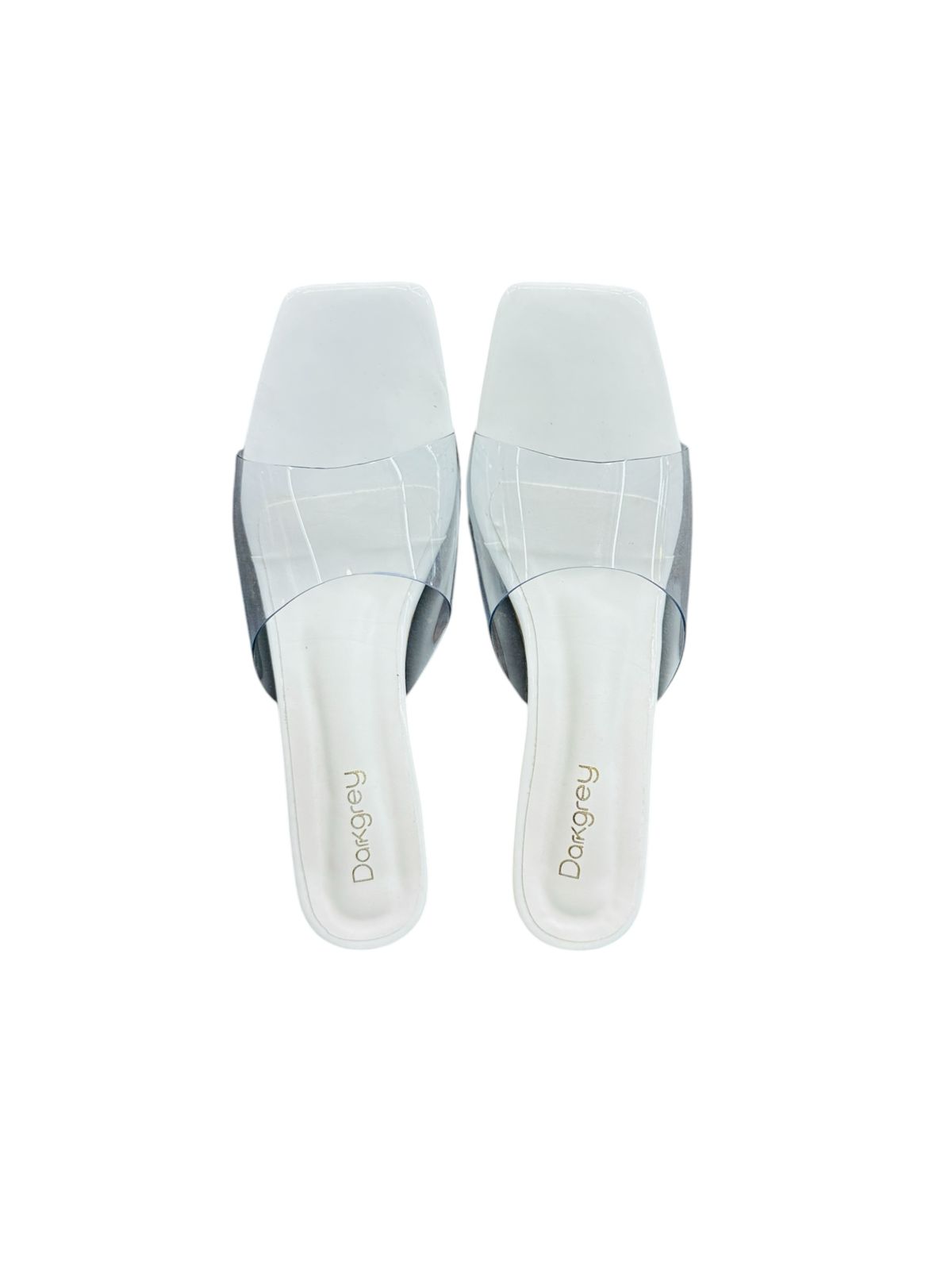 Transparent heels (527)(white)