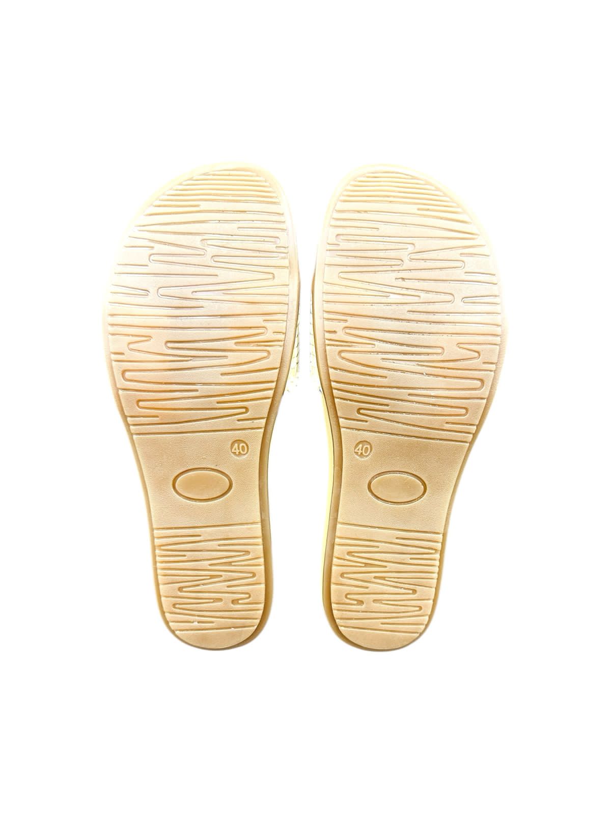 Comfy Flat walkers mat style upper(F-201)cream